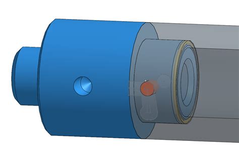 a mechanism with a slot for some kind of pass|Making a locking mechanism slot along a cylinder — Onshape.